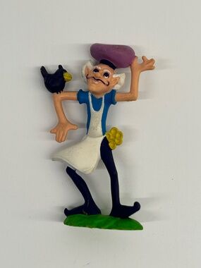 Vintage 80s Strawberry Shortcake Figure Purple Pieman  (OA2)